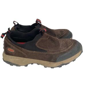 L.L. Bean Waterproof Suede Slip-On Trail Shoes Men’s 9 Brown Outdoor